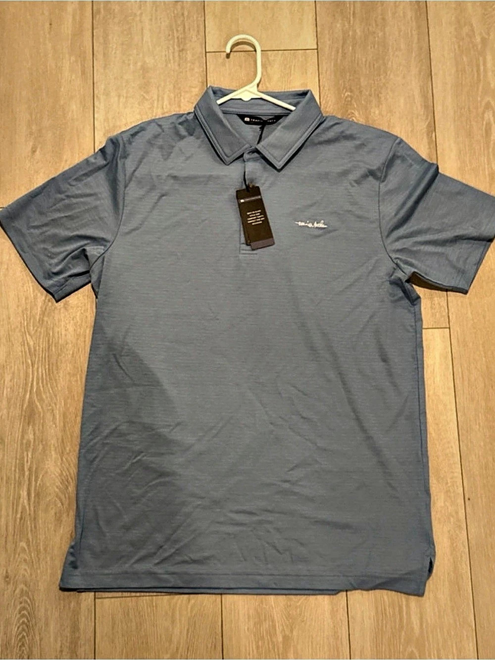TravisMathew H2X 2.0 Men's Polo Blue Size Medium NWT